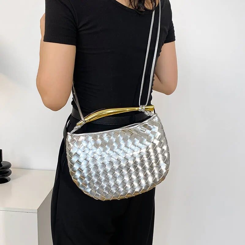 Golden Handle Sardine Bag