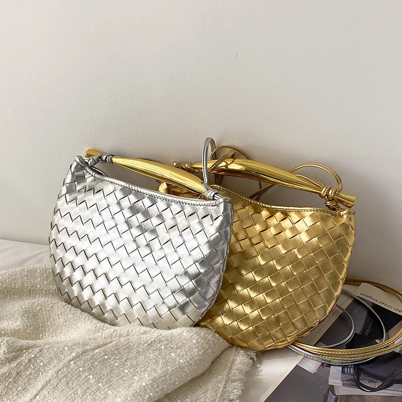 Golden Handle Sardine Bag