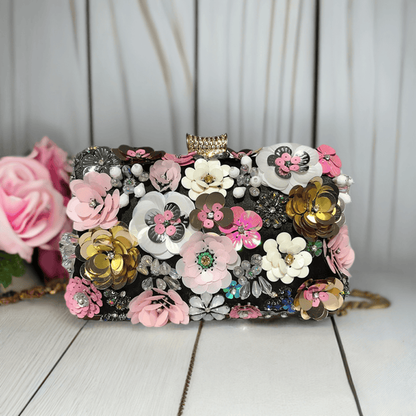 Elegant Flower Clutch