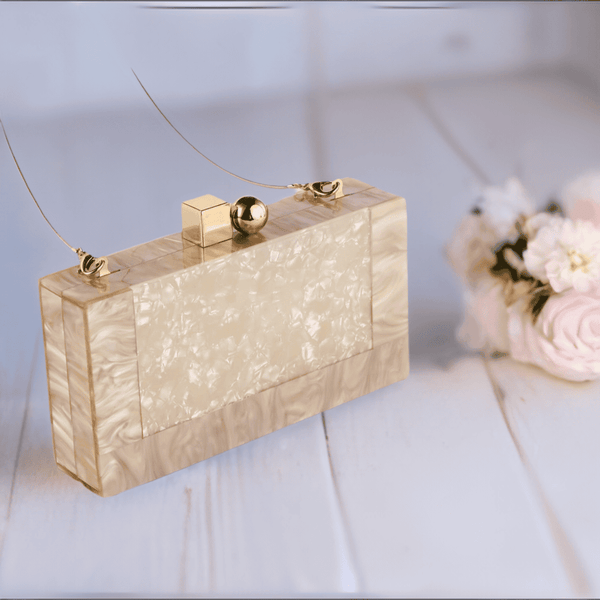 Acrylic Solid Wallet Case Handbag