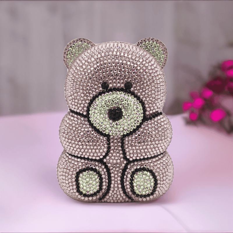 Pochette en forme d'ours en peluche