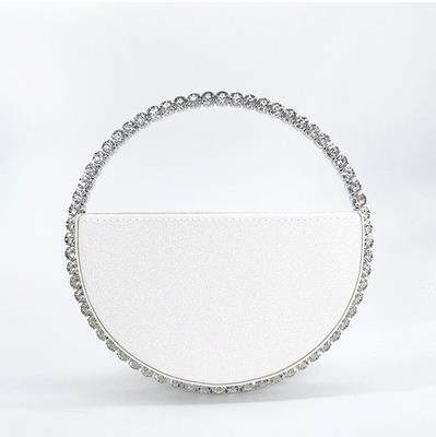 Circular Rhinestone Clutch