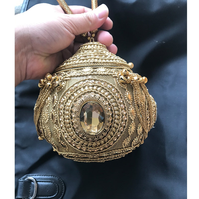 Handmade Luxury Indian Saddle Clutch