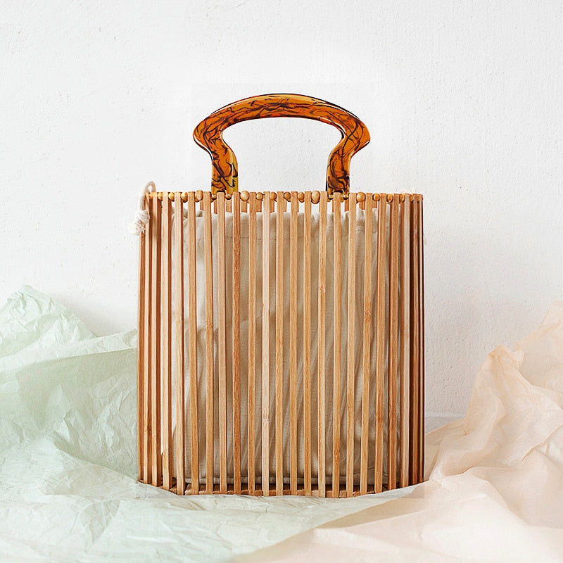 Woven Basket Bag