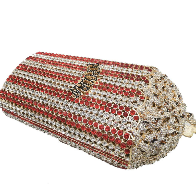 Popcorn Minaudiere Clutch