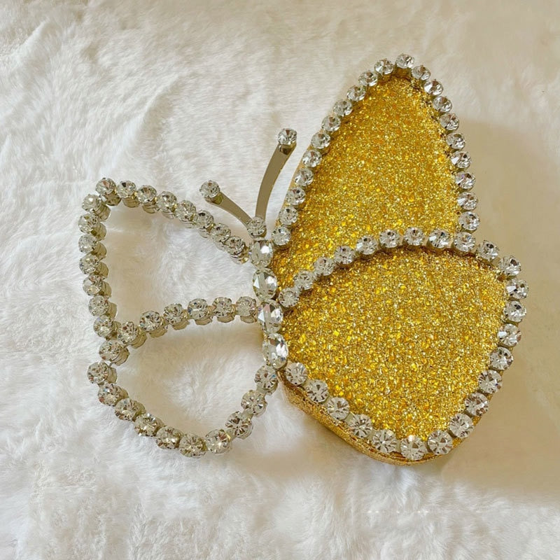 Butterfly Crystal Clutch