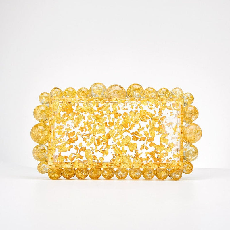 Beads Acrylic Box Clutch