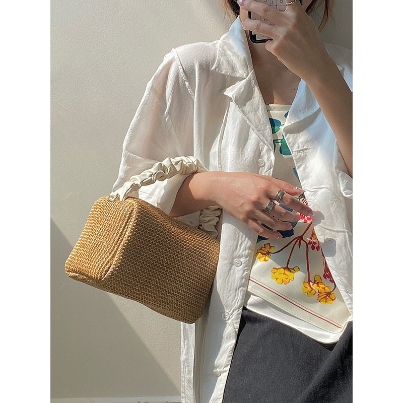 Straw woven mini Bag