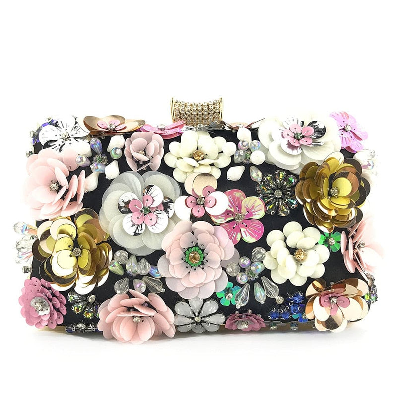 Pochette à fleurs élégante