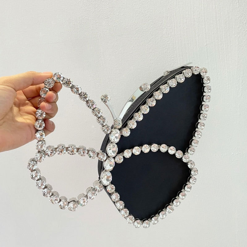 Butterfly Crystal Clutch