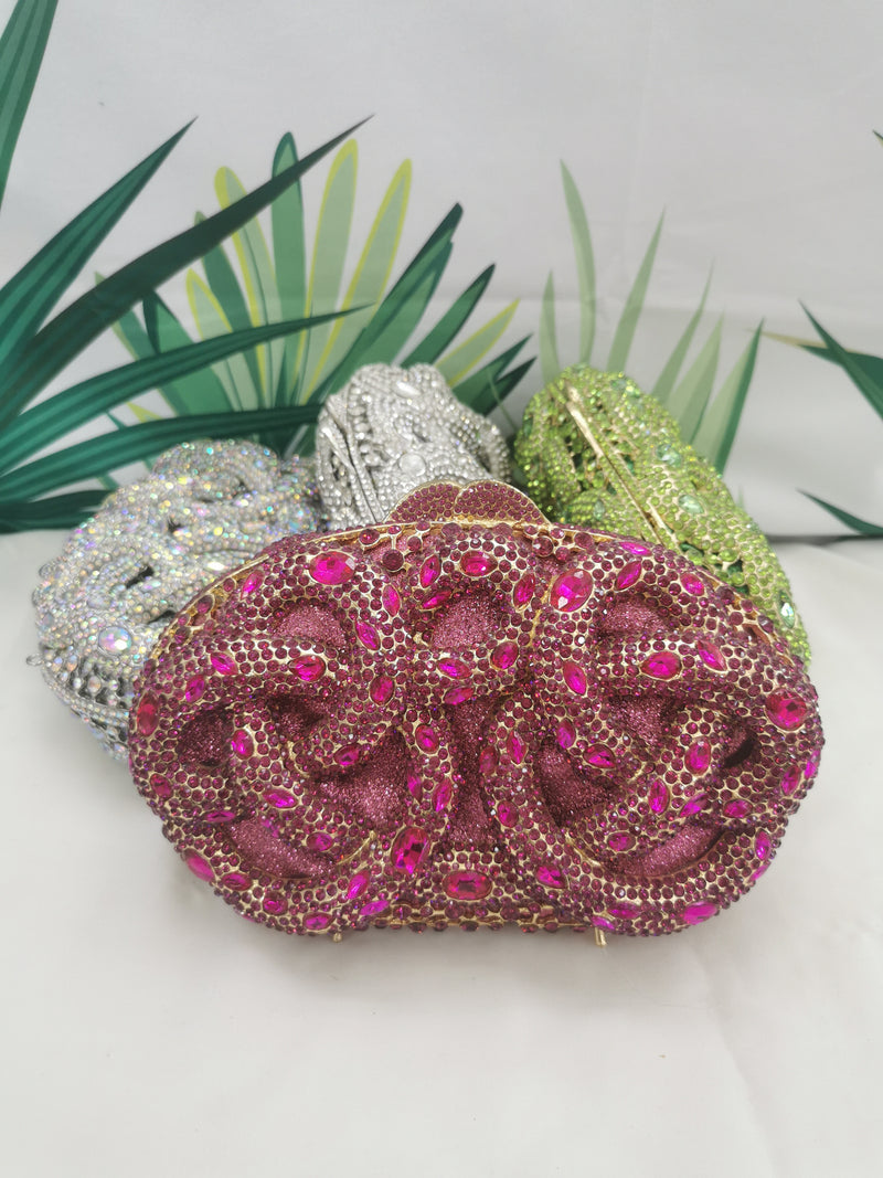 Rhinestone Diamond Crystal Clutch