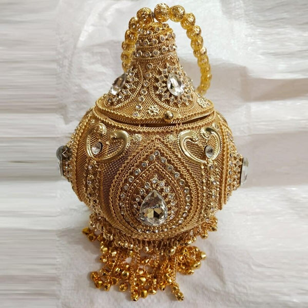 Classical Indian Style Beaded Clutch