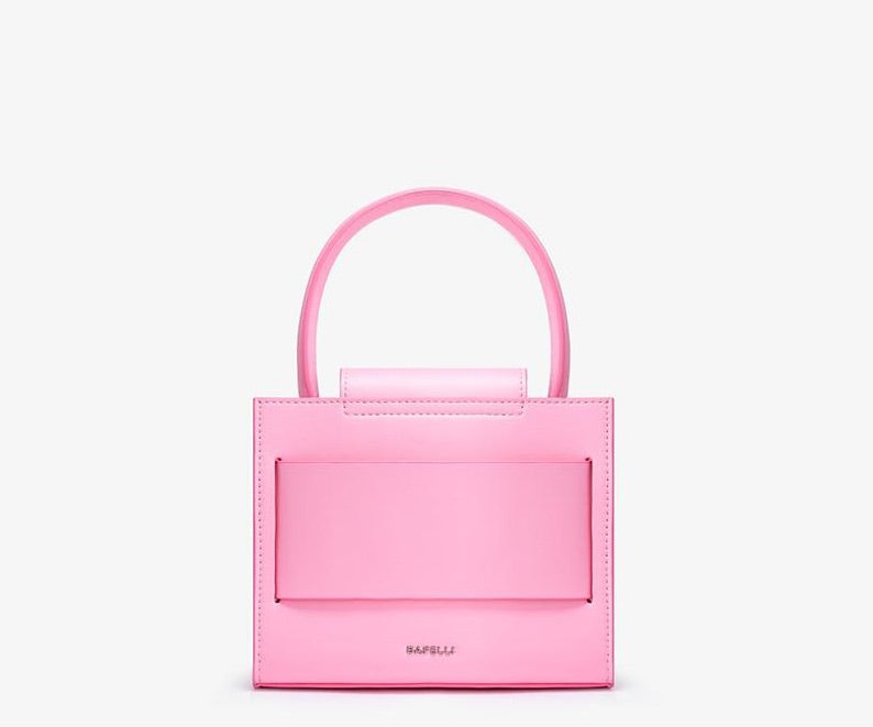 Pink Square Buckle Bag