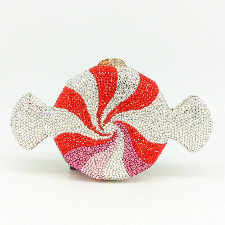 Peppermint Candy Clutch