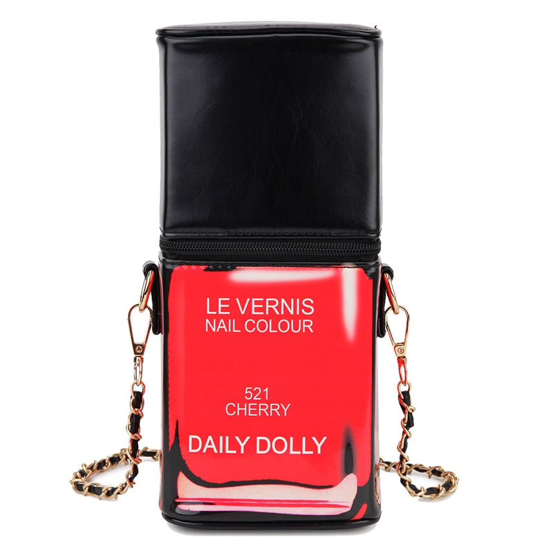 3D creative Nail Polish Bottle Bag