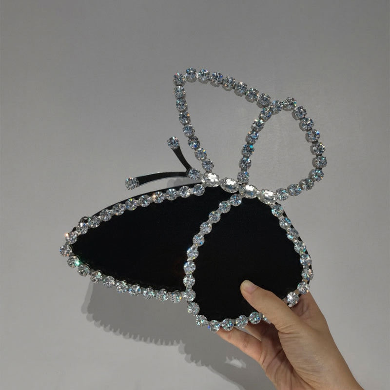 Butterfly Crystal Clutch