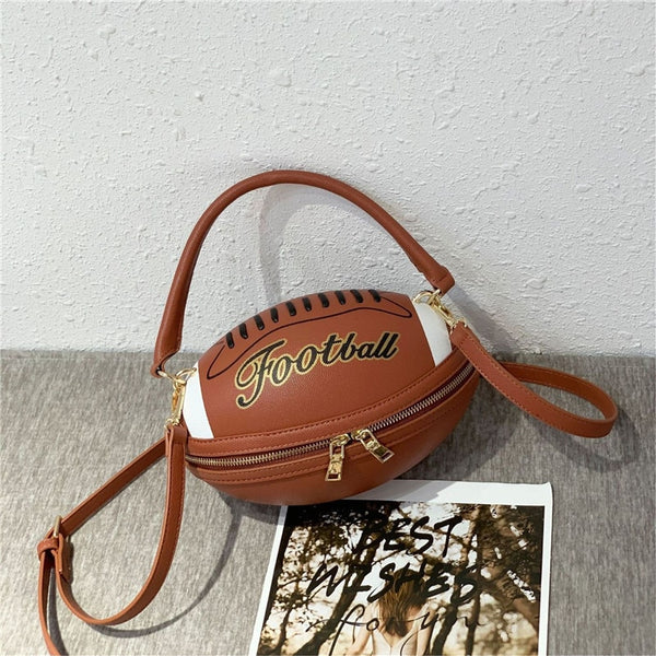 Football-Shaped Clutch