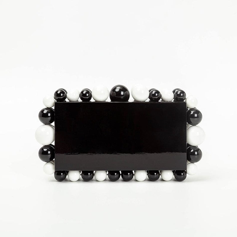 Beads Acrylic Box Clutch