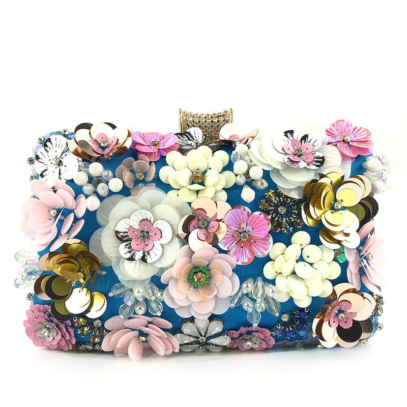 Pochette à fleurs élégante