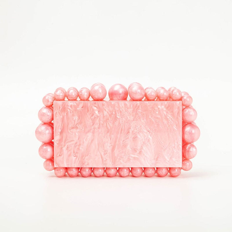 Beads Acrylic Box Clutch