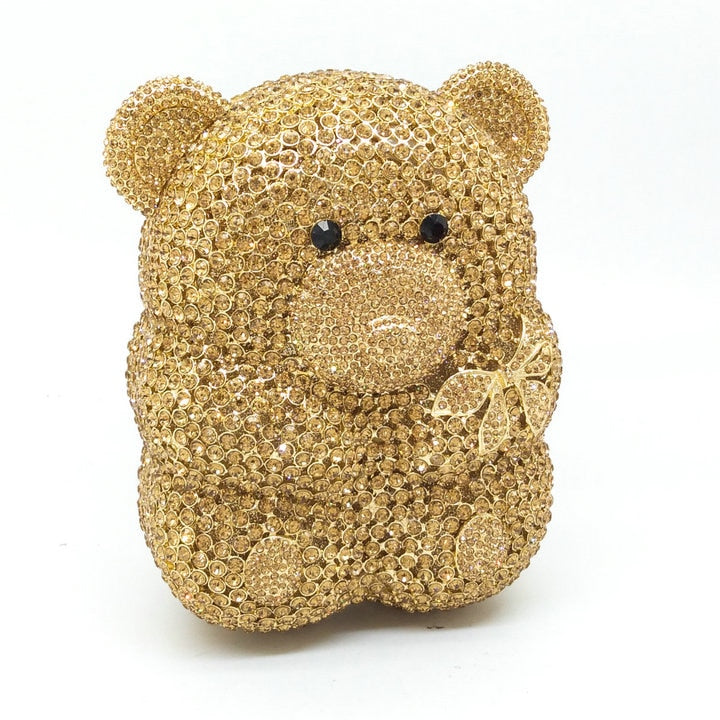 Pochette en forme d'ours en peluche