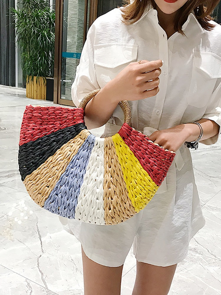 Half Moon Summer Beach Bag