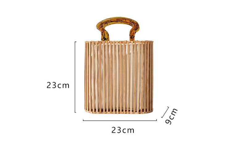 Woven Basket Bag