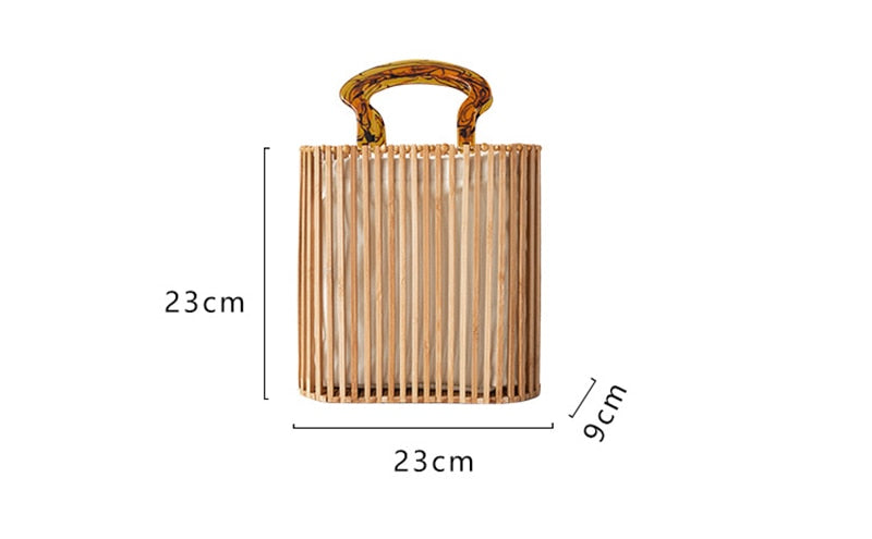 Sac panier tissé