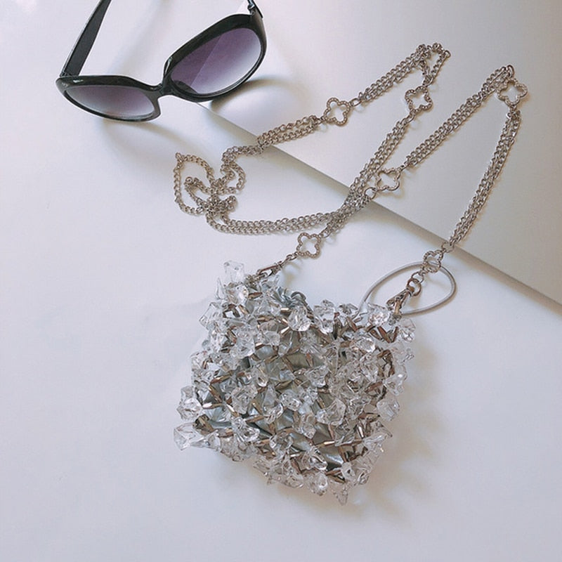 Little Daisy Mini Crystal Handbag