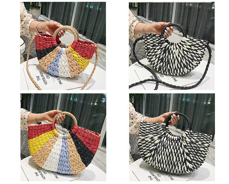 Half Moon Summer Beach Bag