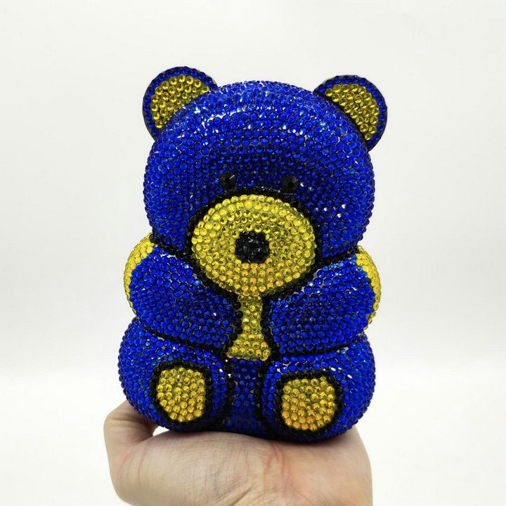 Pochette en forme d'ours en peluche