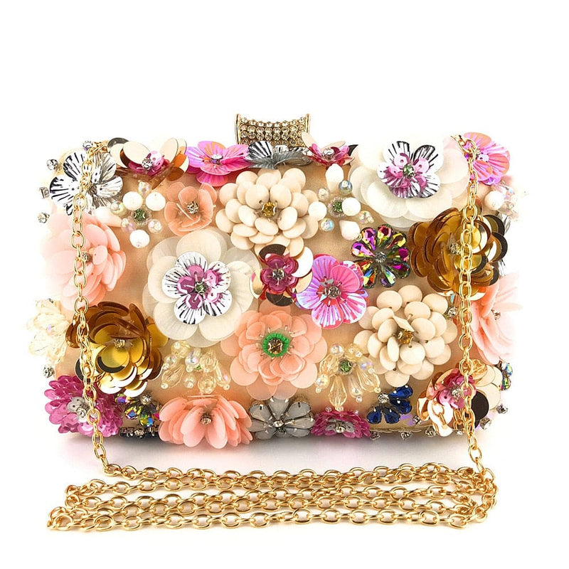 Pochette à fleurs élégante