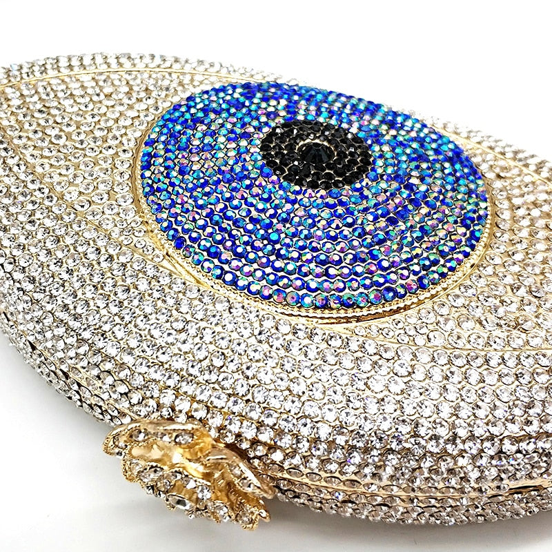 Evil Eye Diamond Clutch