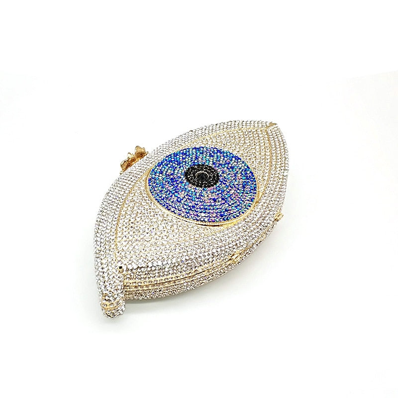 Evil Eye Diamond Clutch