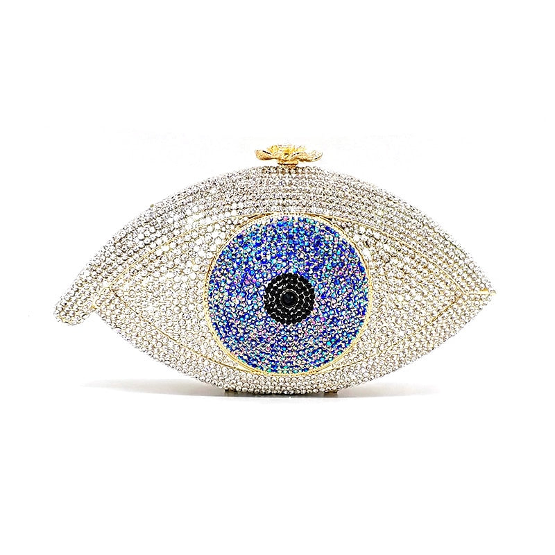 Evil Eye Diamond Clutch