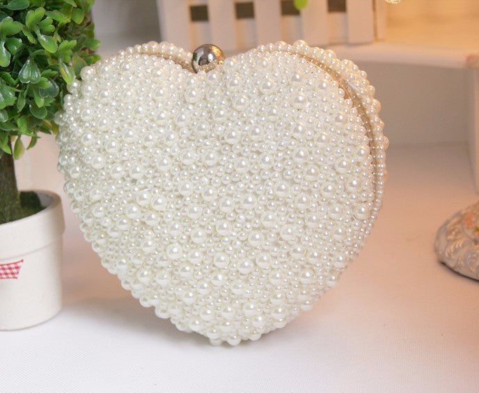 Pochette Perle Coeur