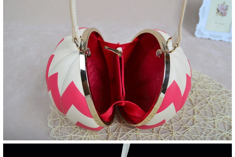 Hot air balloon clutch bag