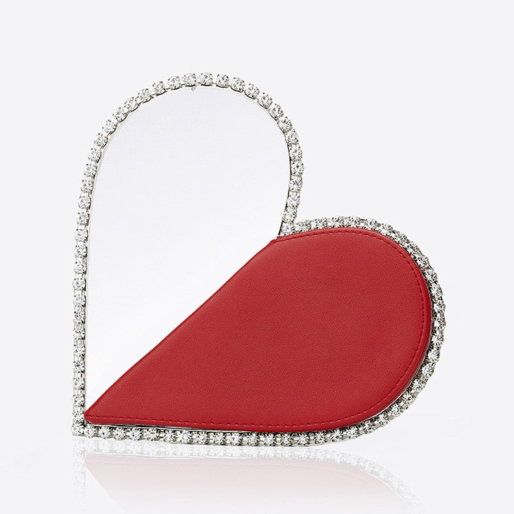 Half Heart Clutch Purse