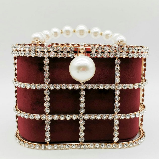 Crystal Royal Bucket Clutch