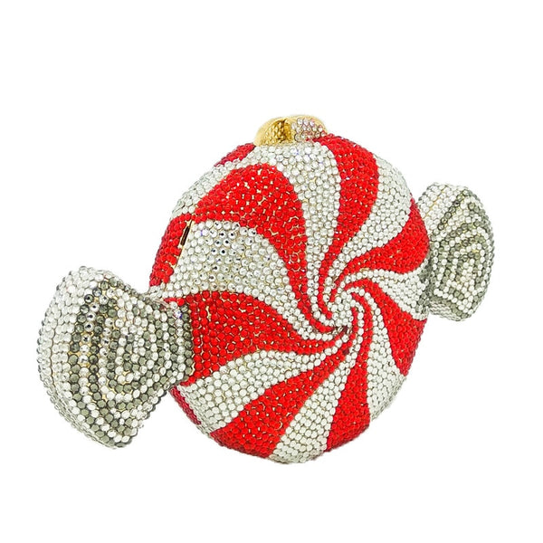 Peppermint Candy Clutch