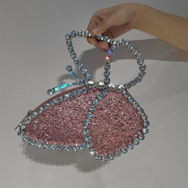 Butterfly Crystal Clutch