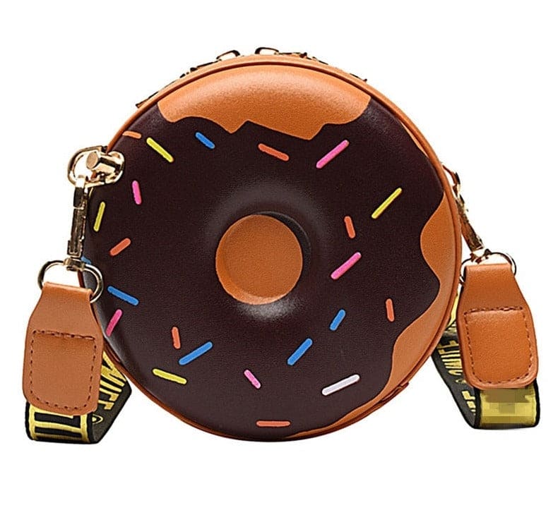 Bolsa de ombro em formato de rosquinha