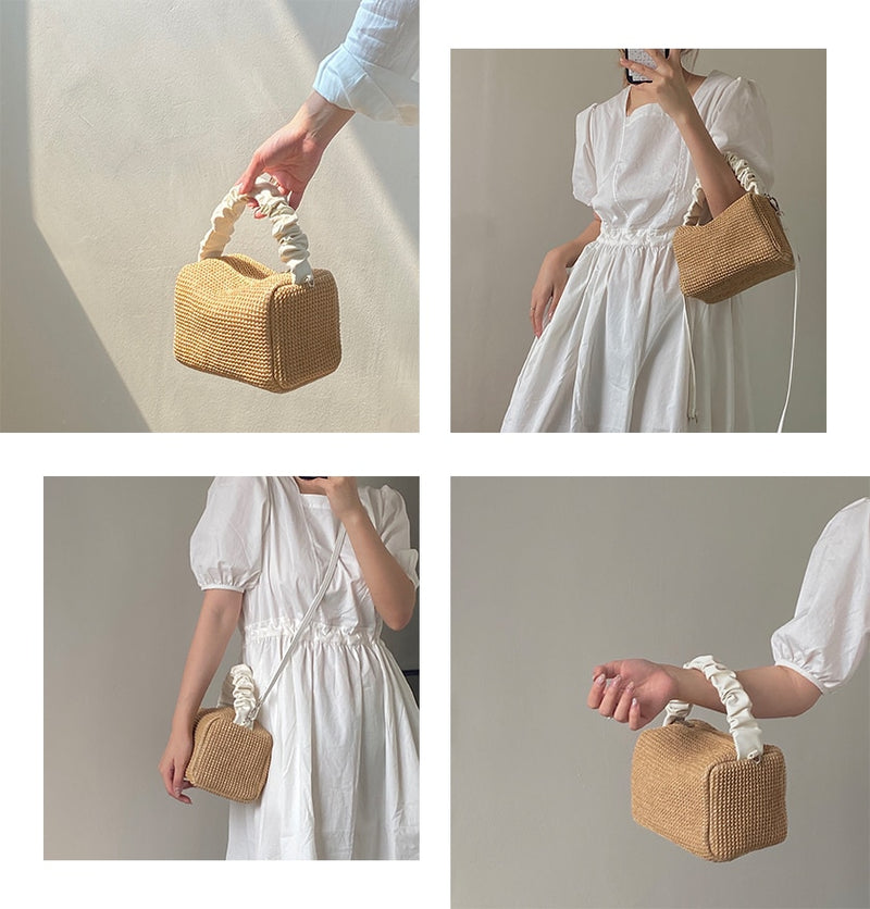 Straw woven mini Bag