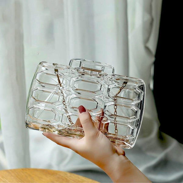 Clear Honeycomb Acrylic Bag