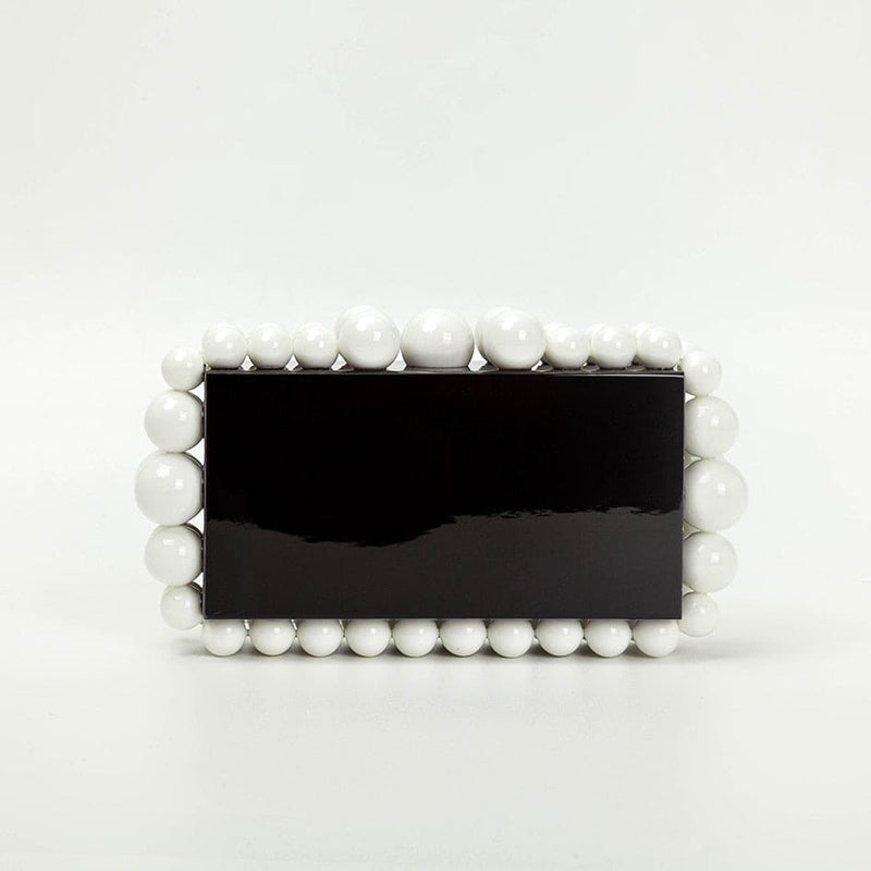 Beads Acrylic Box Clutch