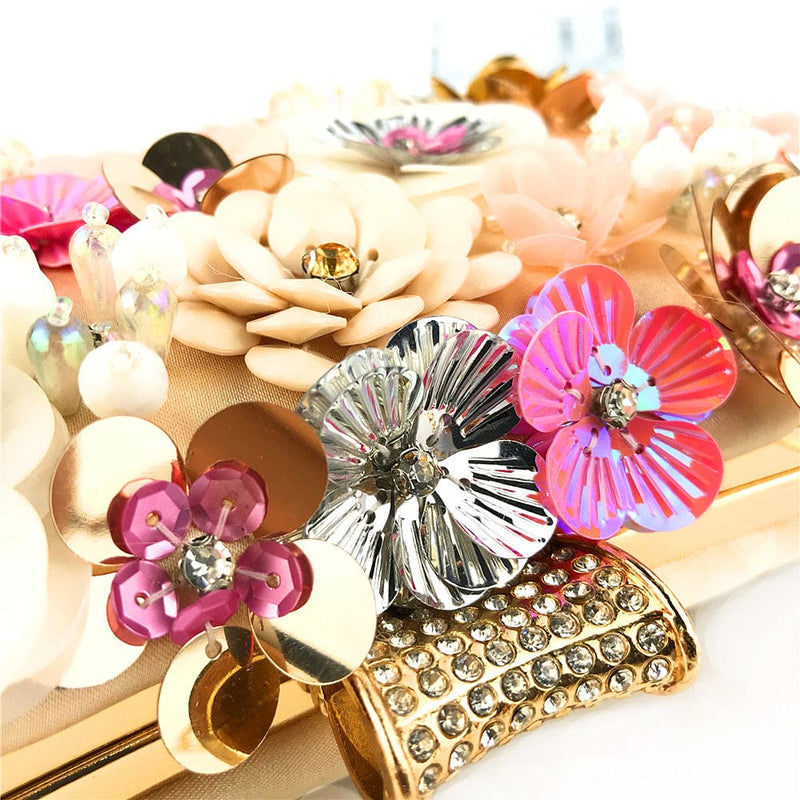 Elegant Flower Clutch