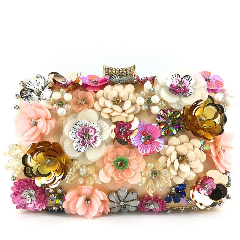 Pochette à fleurs élégante