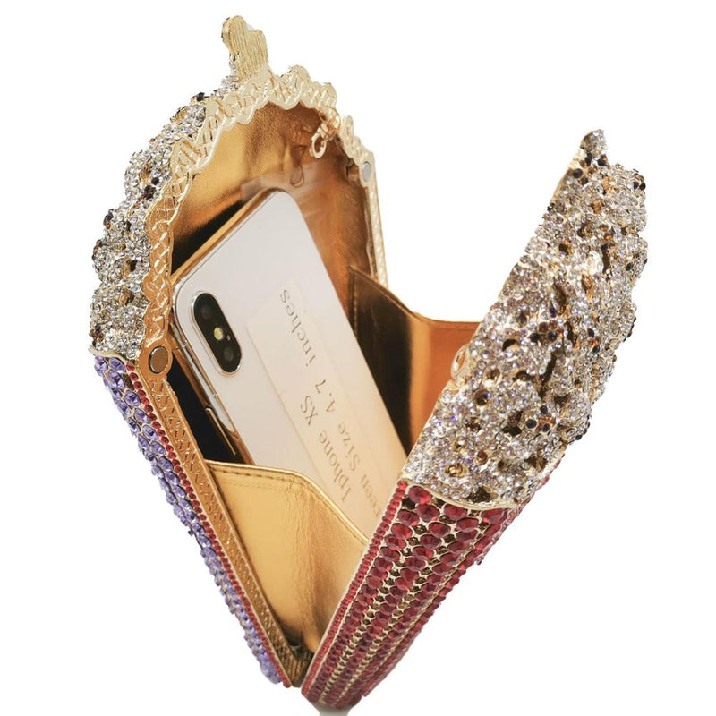 Popcorn Minaudiere Clutch