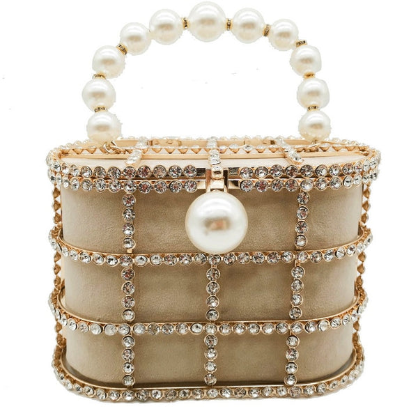 Crystal Royal Bucket Clutch