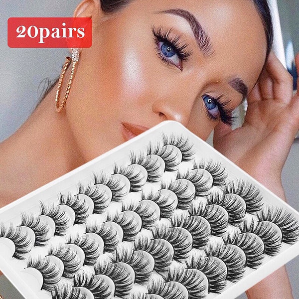 20 pairs Eyelashes box